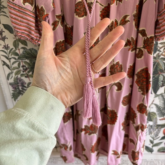 Knox Rose Pink and Orange Striped Dress Small - Picture 4 of 8